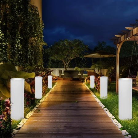 Светильник Цилиндр 40х115 питание от 220, RGB