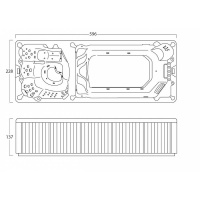 Плавательный спа бассейн Treesse Saint-Tropez Плавательный спа бассейн Treesse Saint-Tropez